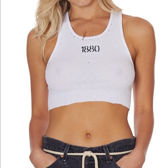 RILEY VINTAGE STANDARD 1880 CROPPED TANK - Picture 2 of 2